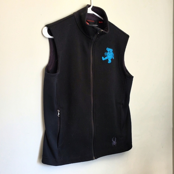 Unisex Spyder Vest Grateful Dead Bear - Picture 2 of 5